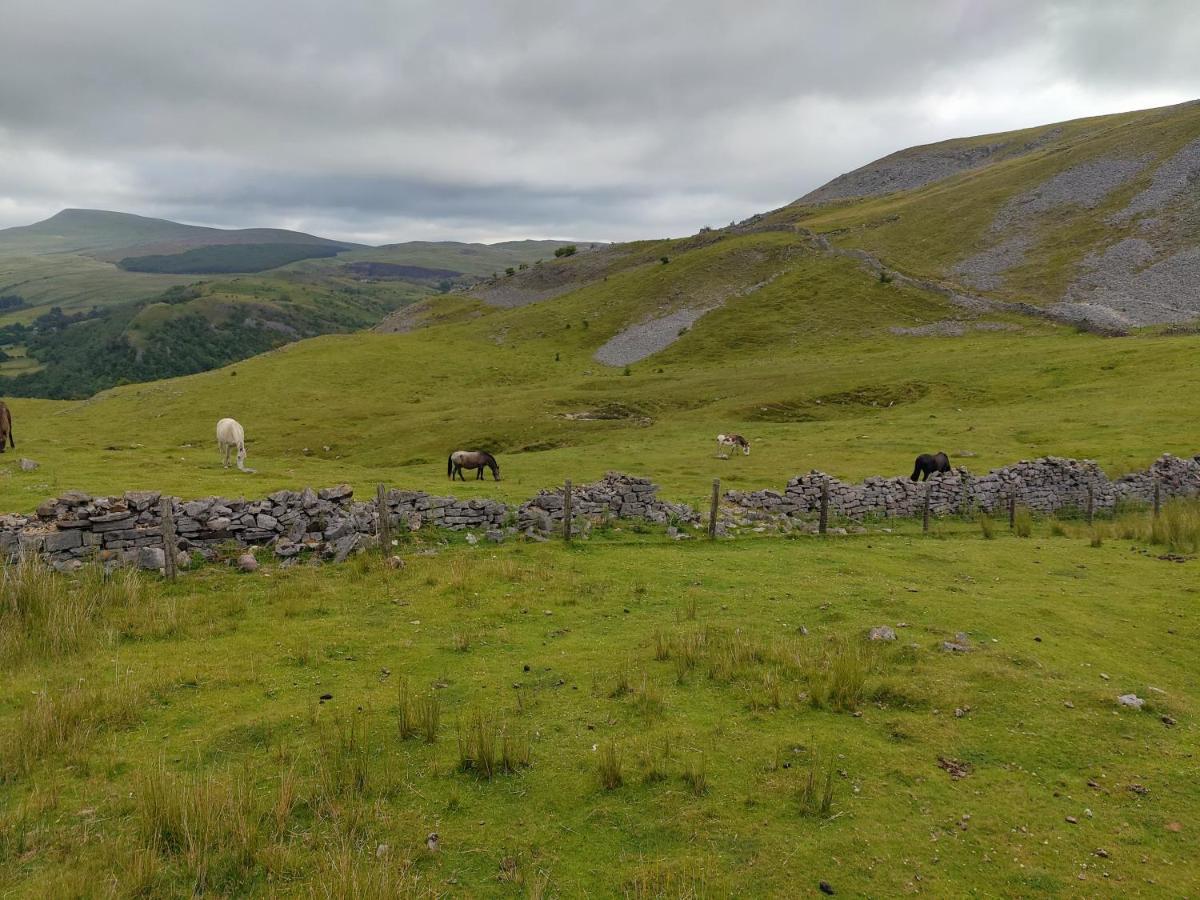 Pentre Riding Stables Hotel Abercraf Bagian luar foto